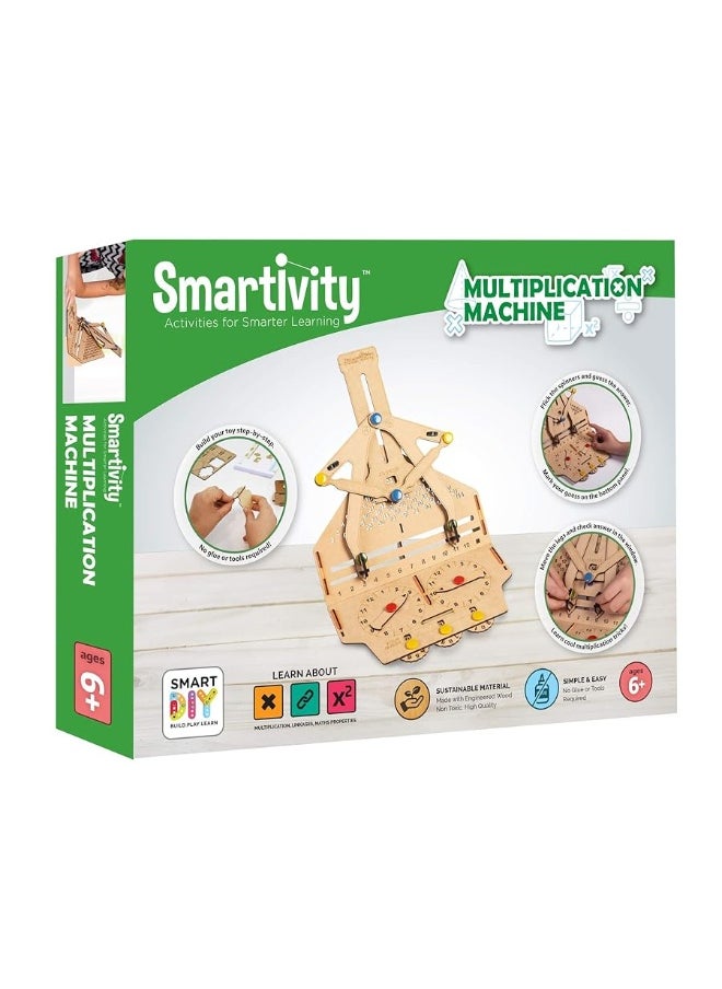 Smartivity Multiplication Machine 3D Wooden Model Engineering Educational Toy for Kids Ages 6 and Up includes Rubber Bands Engineered Wood Components Instruction Manual Learners Log - pzsku/Z7D6EE344585B99A4A47BZ/45/_/1729414803/8265f649-3e26-4537-aa31-06df169eee8e