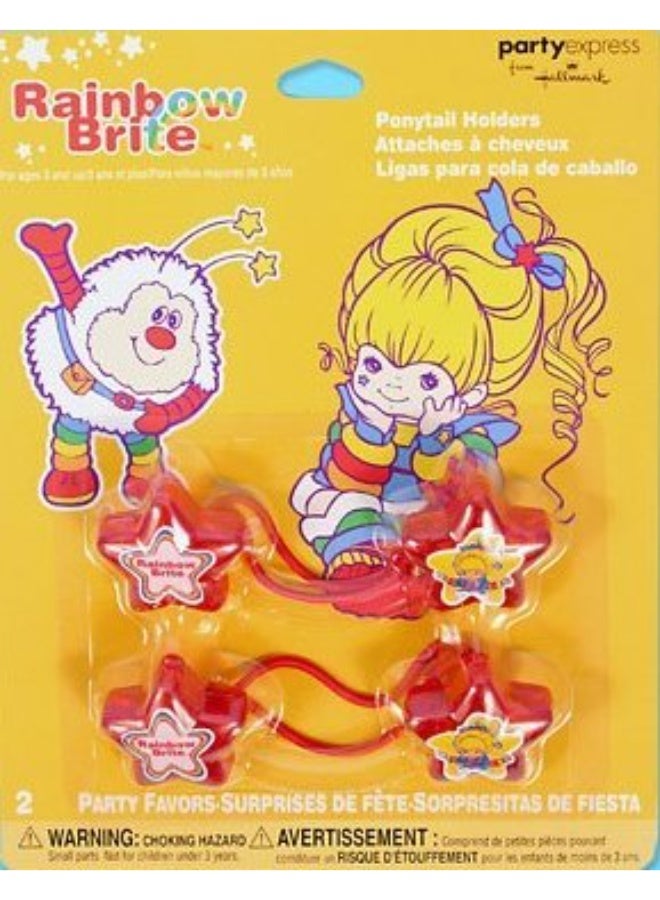 Rainbow Brite Party Favor Hair Tie
