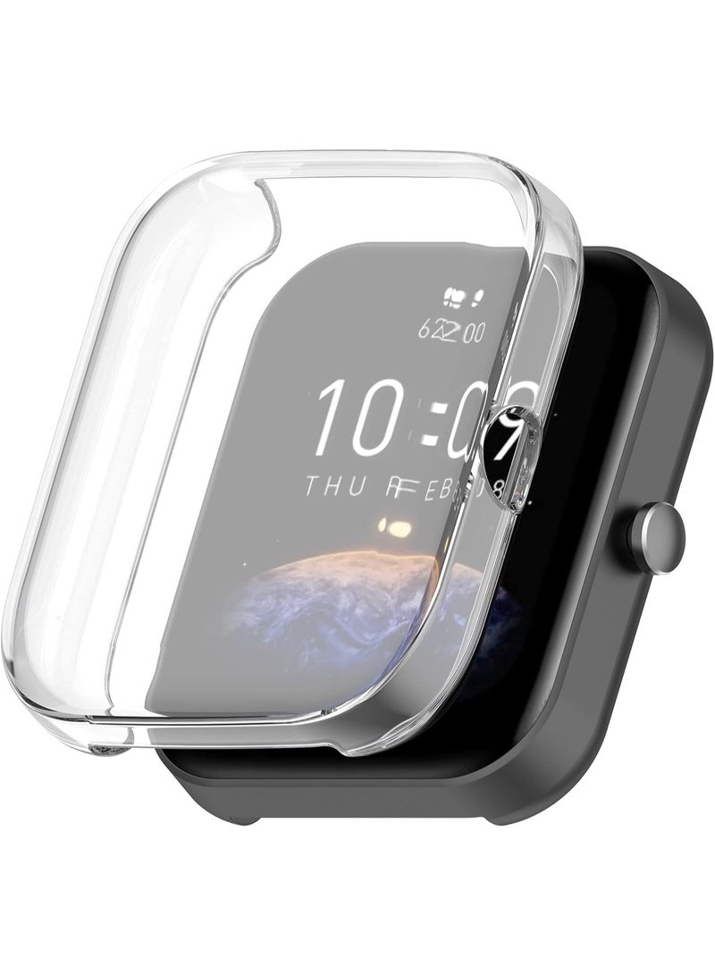 Shockproof Watch Case Compatible with Amazfit Bip 5 , TPU Soft Silicone Screen Protector, Shockproof and Scratch Resistant Watch Case,Clear Full... - Image 2