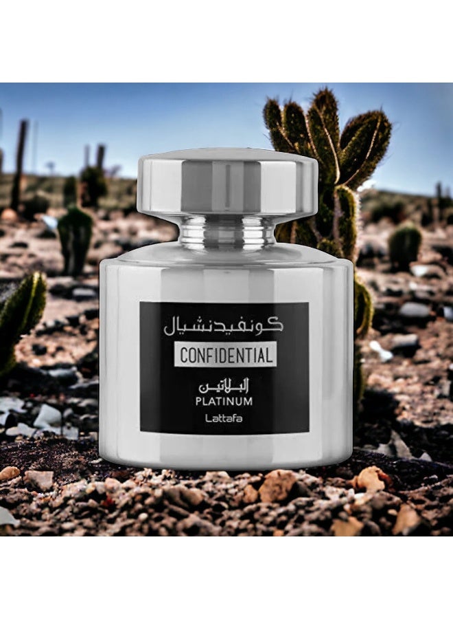 لطافة عطر كونفيدنشيال بلاتين او دي بارفان100مل - Image 3