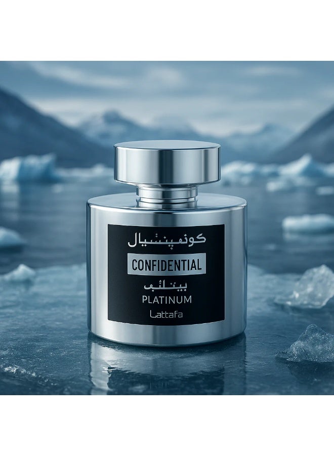 لطافة عطر كونفيدنشيال بلاتين او دي بارفان100مل - Image 4