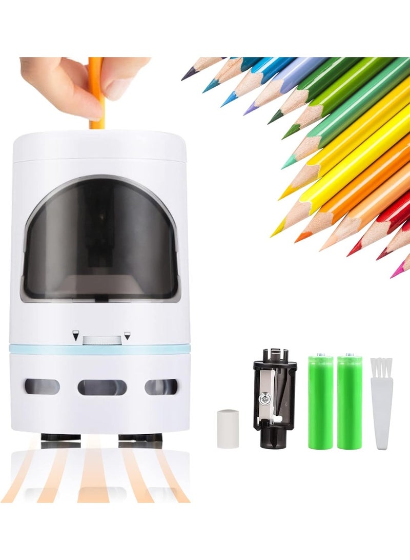 Excefore Electric Pencil Sharpener, Auto-Stop and with Vacuum Cleaner for 6-8mm Pencils, for Children Students Used in School Classroom and Offices - Image 1