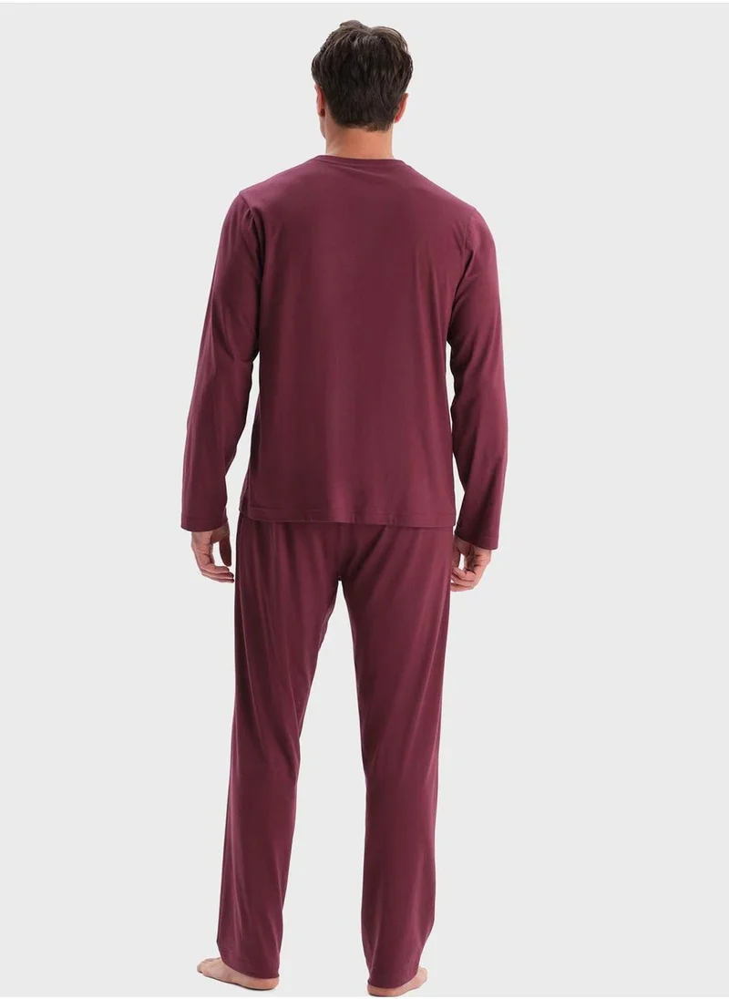 داجي Nightwear T-Shirt & Trouser Set