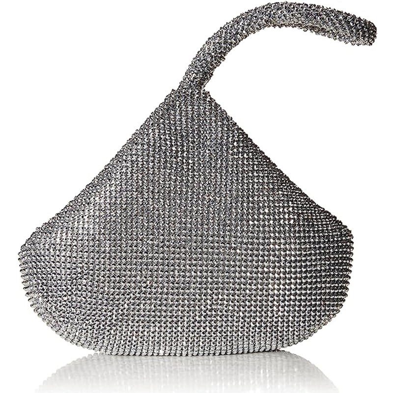 Jessica McClintock womens Staci Mesh Wristlet Pouch, Silver Ii, One Size - Image 5
