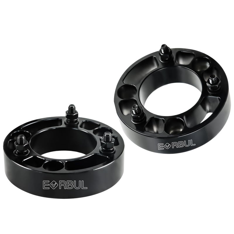 EVRBUL 2 Level Lift Kits Front Suspension Strut Spacer Lift Kit Compatible with Ford F150 20042024 Expedition 20032018 Lincoln Mark LT 2 PCS Aluminium Alloy Front Chassis Leveling Lift Kits - Image 2