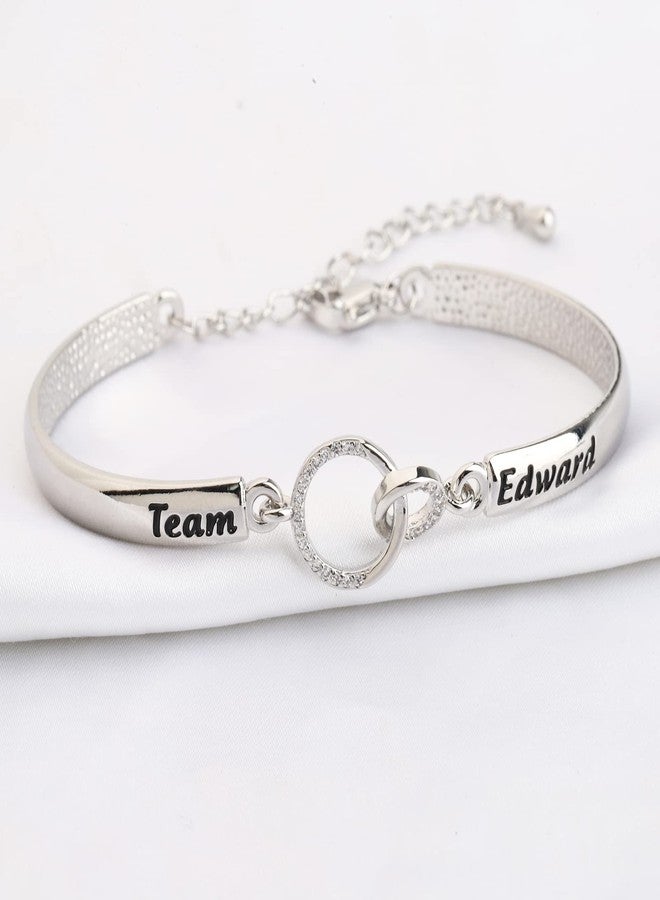 HOLLP Vampire Lover Gift Team Edward Bracelet Fan Gift Birthday Gift for Her (Team Edward-S) - Image 5