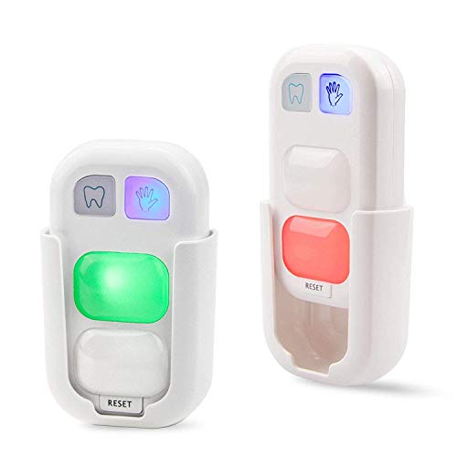 LUXSWAY Timer Luxsway, 2 Minutes Teeth Brush Timer and 20 Seconds Hand Wash for Kids Training Coach, Wireless Battery Powered Indicator Light 2Pack - Image 1