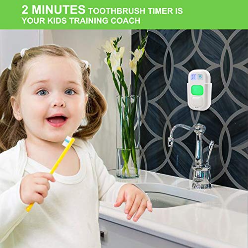 LUXSWAY Timer Luxsway, 2 Minutes Teeth Brush Timer and 20 Seconds Hand Wash for Kids Training Coach, Wireless Battery Powered Indicator Light 2Pack - Image 3