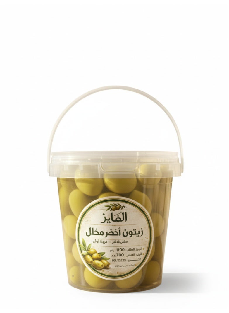 Pickled Green Olives by Al Faiz – 1 kg