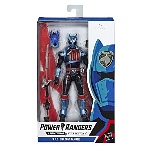 Power Rangers Hasbro Toys Lightning Collection 6" S.P.D. Shadow Ranger Collectible Action Figure - Image 5