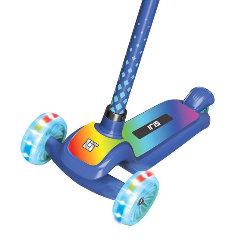 LiT Iris 3-Wheel Foldable Kick Scooter (Blue) - Image 2