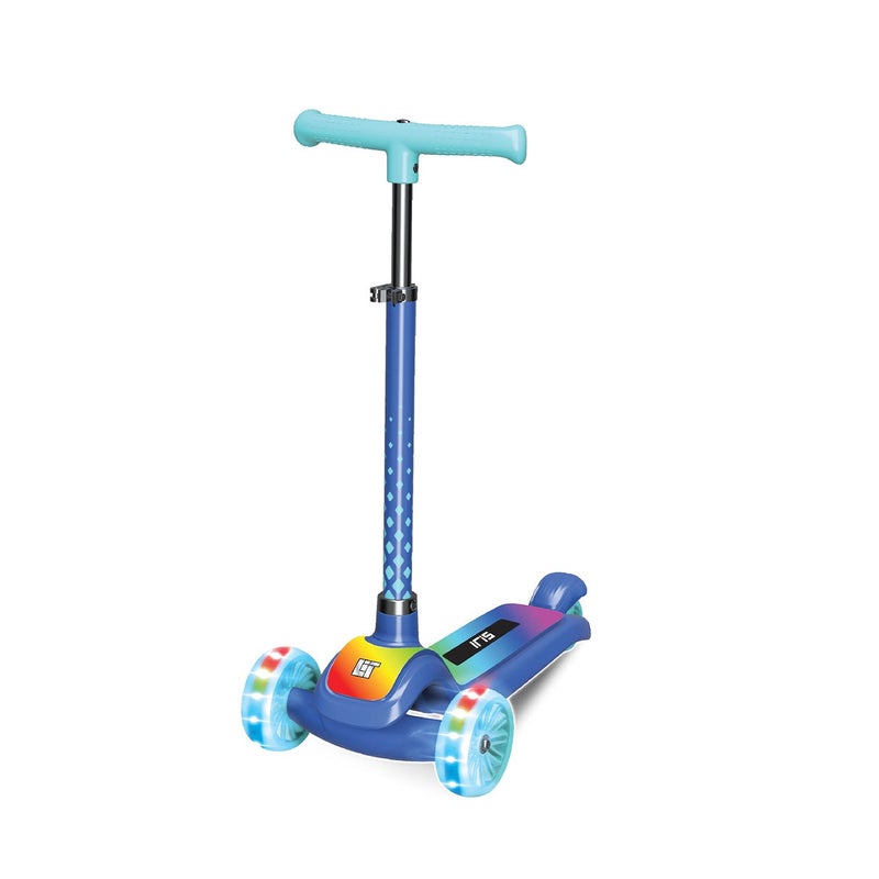 LiT Iris 3-Wheel Foldable Kick Scooter (Blue) - Image 1