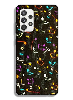 Samsung Galaxy M32 5G Protective Case Cover Music Fabric Pattern
