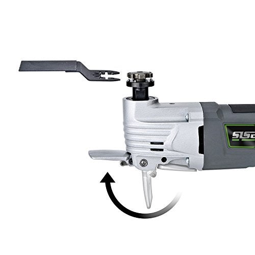 Genesis GMT25T 2.5-Amp Variable Speed Oscillating Tool with Tool-less Blade Change 17-Piece Accessory Set and 2 Year Warranty - Image 3