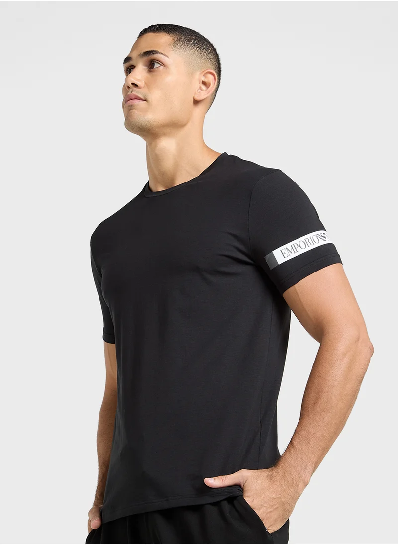 امبوريو ارماني Essential Crew Neck T-Shirt