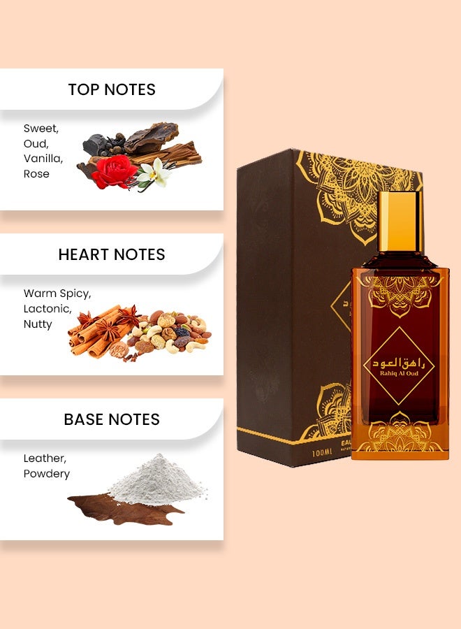 Atlantic Eau De Parfum Rahiq Al Oud Arabic Perfume - Image 3
