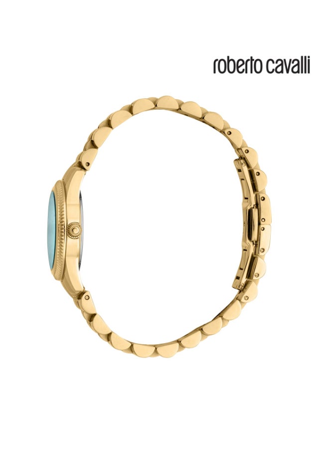 ساعة يد نسائية أنالوج من الفولاذ المقاوم للصدأ RC5L074M0065 SET - 22 مم