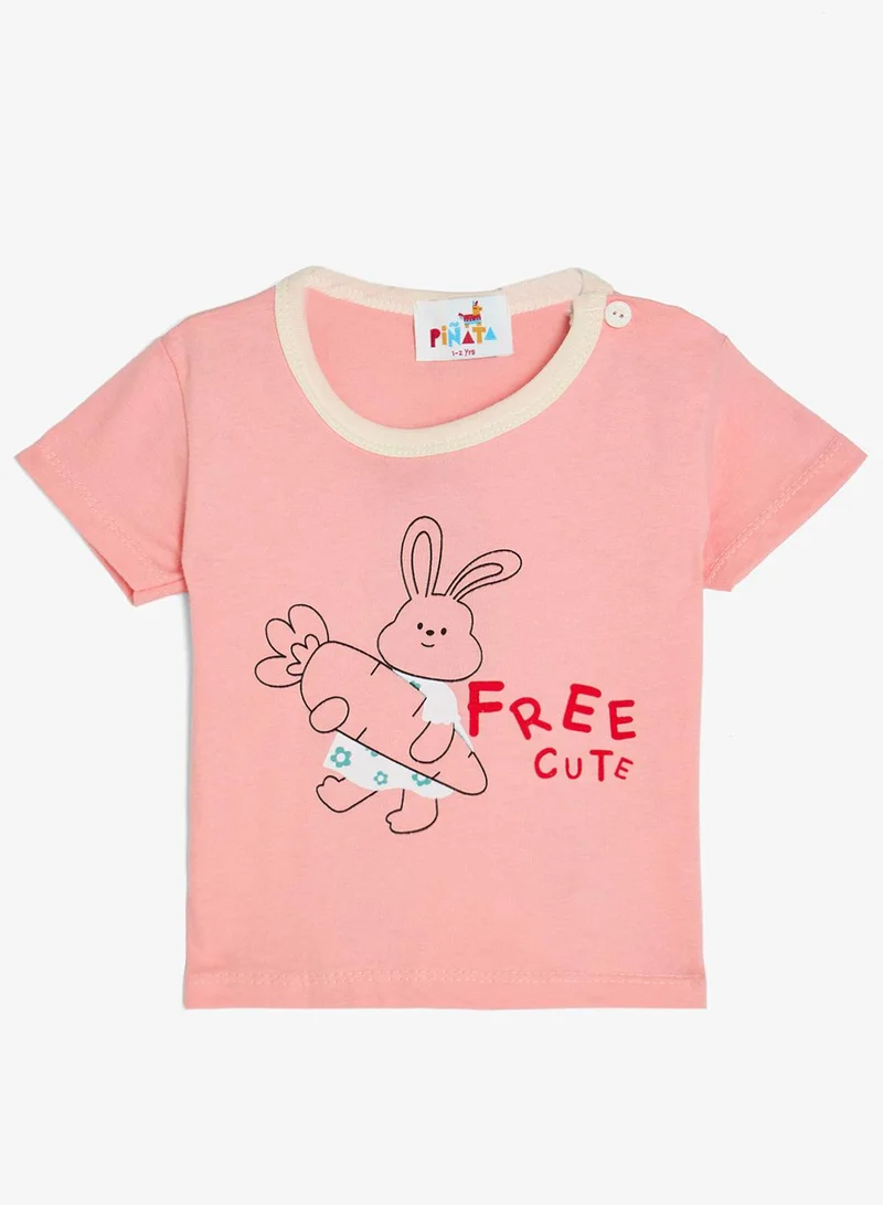 بنياتا طقم تي شيرت قصير