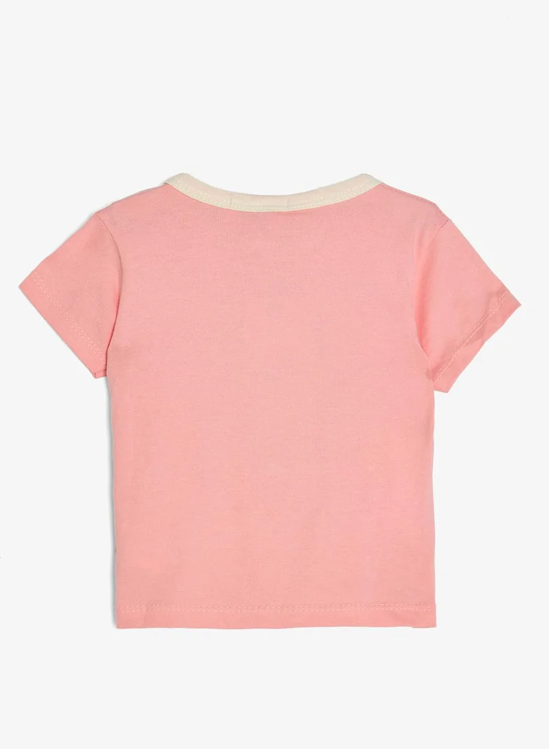 Pinata  Pink Bunny Print Tshirt and Short Set for Women | Best Price UAE