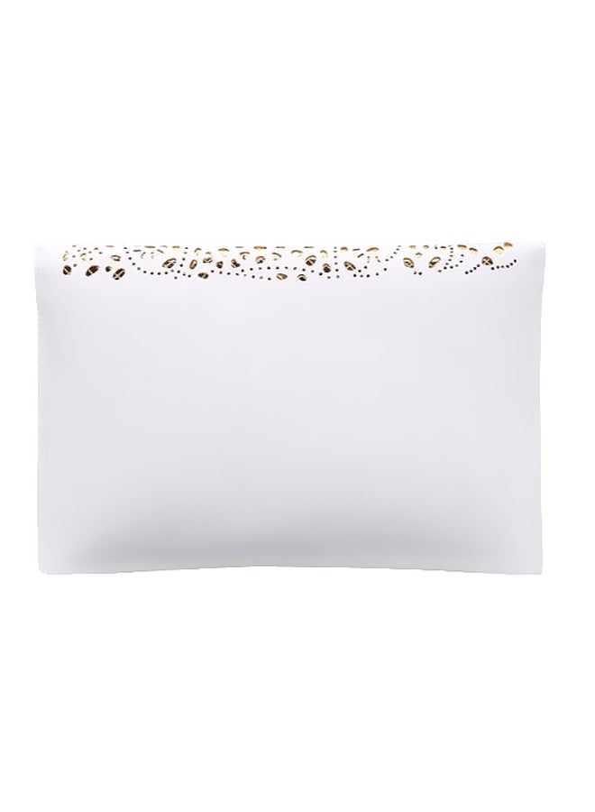 نيبمينينت Decorative Clutch White/Gold  - Image 2