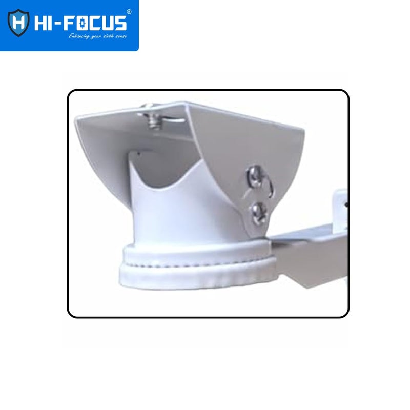 HIFOCUS Heavy Duty Metal Wall Mounting Bracket/Stand for Bullet Cameras, Universal Indoor & Outdoor Use, 15 cm (6 Inch) Length with Housing (Enclosure) - Image 4