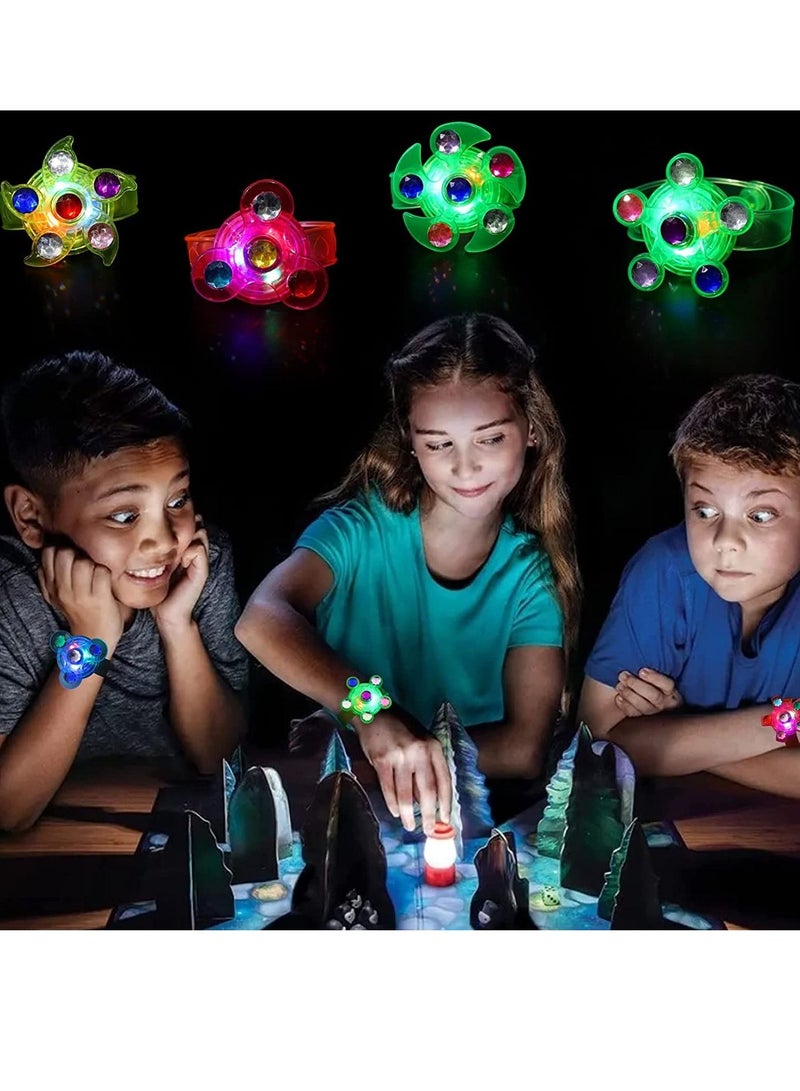 Y&D Led Light Up Bracelet, Favors for Kids 4 8 12 Glow in The Dark Party Supplies, Birthday Goodie Bags Classroom Prizes Box Basket Stuffers Girls and Boys 20 Packs - Image 4