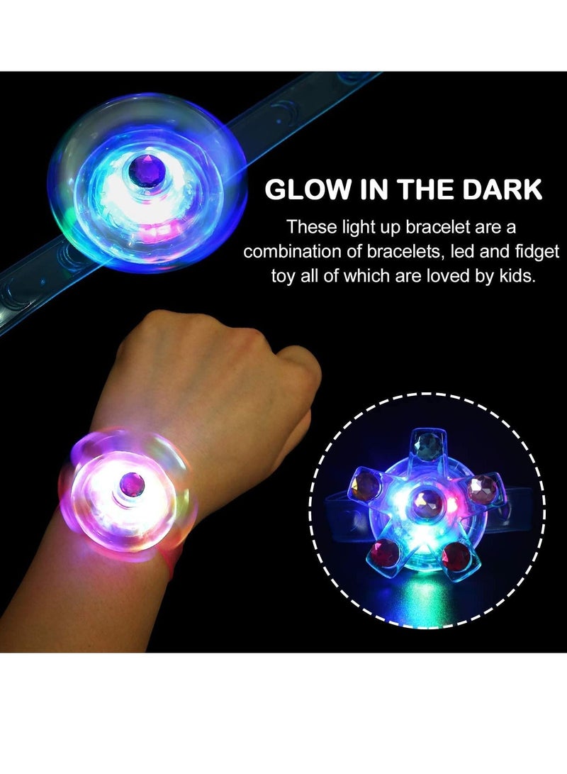 Y&D Led Light Up Bracelet, Favors for Kids 4 8 12 Glow in The Dark Party Supplies, Birthday Goodie Bags Classroom Prizes Box Basket Stuffers Girls and Boys 20 Packs - Image 2