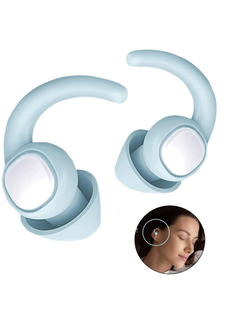 CMGTYYD Ear Plugs for Sleeping, Sound Blocking Noise Cancelling Headphones, Reusable Washable Noise Reduction Hearing Protection Ear Plug, Super Soft Silicone Earplugs for Sleeping, Travel  - Image 1