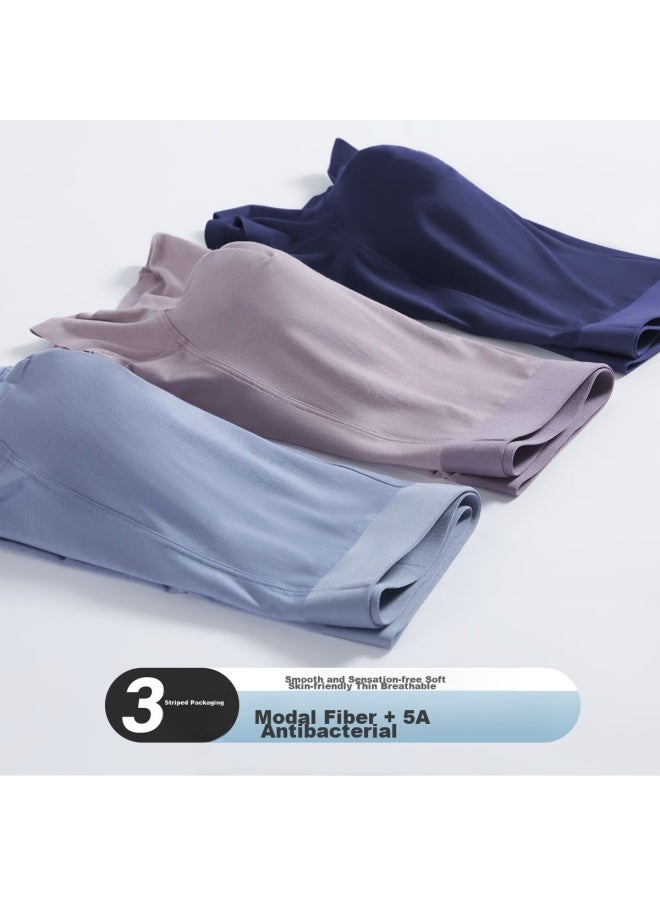Fentengcare Men's Underwear, Modal High-end Ice Silk, Seamless Antibacterial, Youth Quick-dry Boxer Briefs, Men's Yr - Image 3