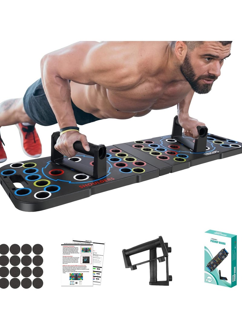 Generic 56 In 1 Push Up Board Multi Function Foldable Push Up Bar Portable Push Up Handles For Floor Push Up Board Multi Function Detachable Push Up Bar Portable Push Up Handles For Floor - Image 2