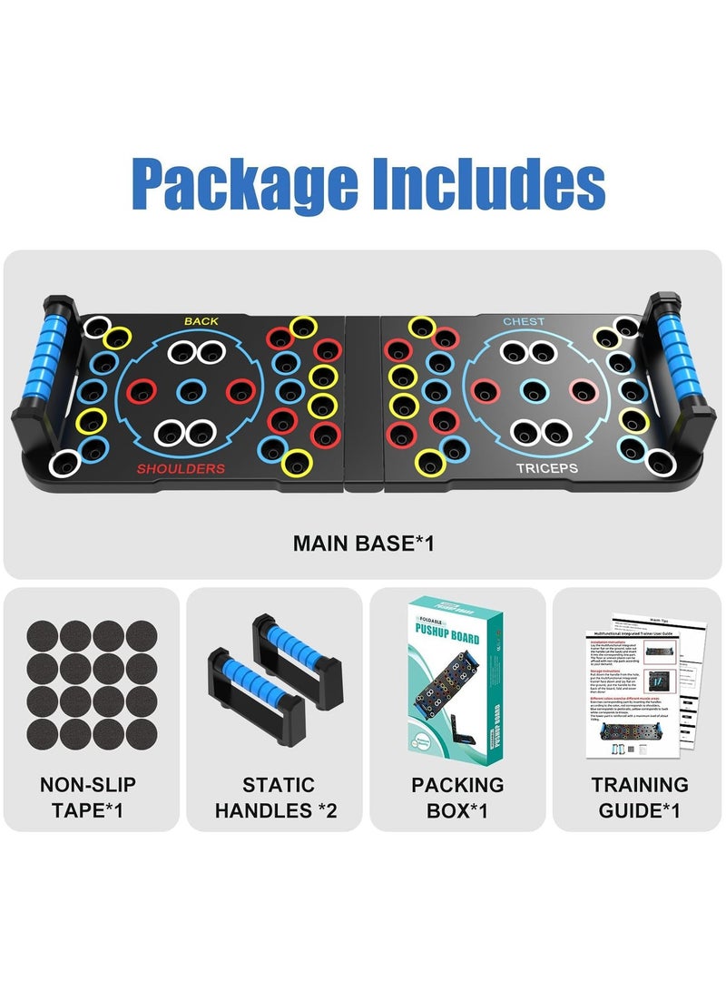 Generic 56 In 1 Push Up Board Multi Function Foldable Push Up Bar Portable Push Up Handles For Floor Push Up Board Multi Function Detachable Push Up Bar Portable Push Up Handles For Floor - Image 3