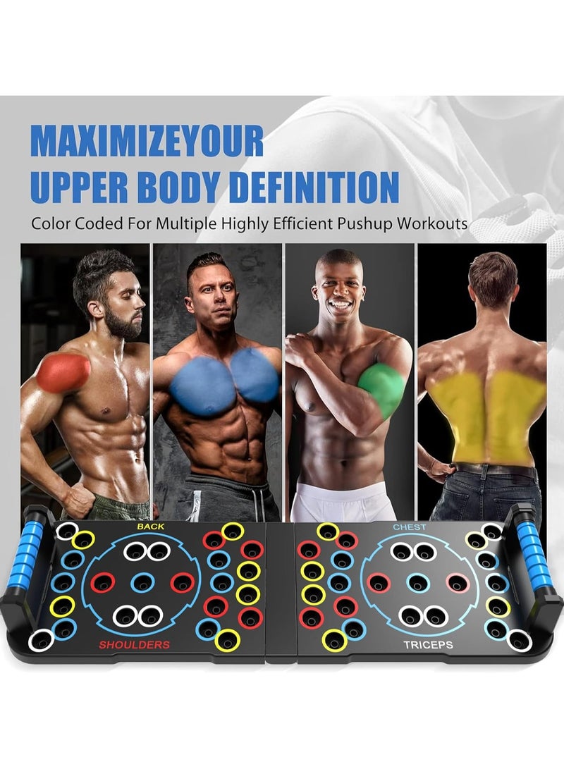 Generic 56 In 1 Push Up Board Multi Function Foldable Push Up Bar Portable Push Up Handles For Floor Push Up Board Multi Function Detachable Push Up Bar Portable Push Up Handles For Floor - Image 4