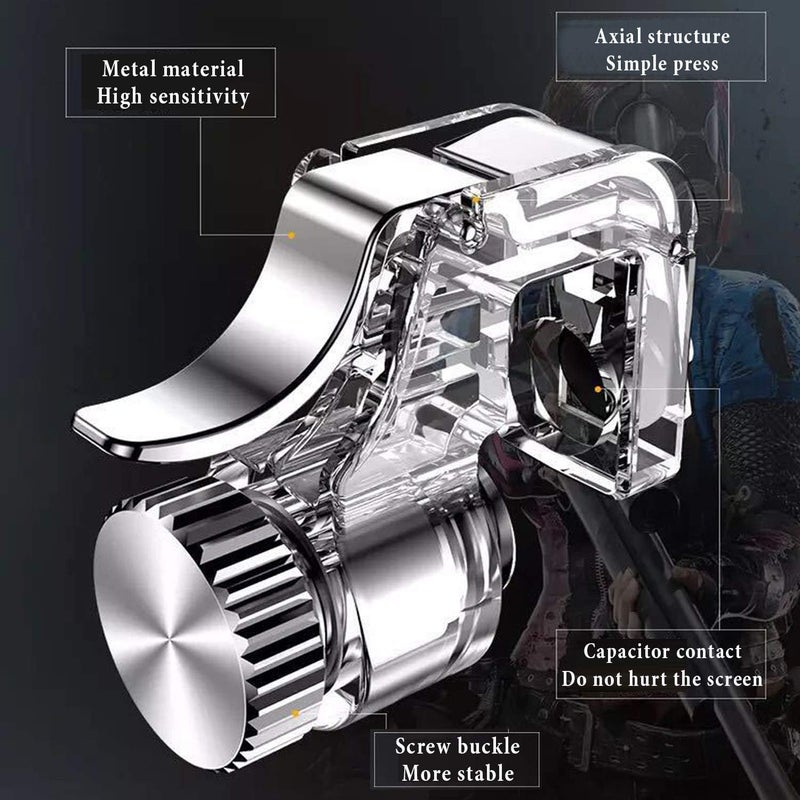 SKYCELL Games Pubg Gaming Triggers for Mobile Button Trigger Works with BGMI, CODM & Other Shooting Games (1 Pair Gaming Button) - Image 4