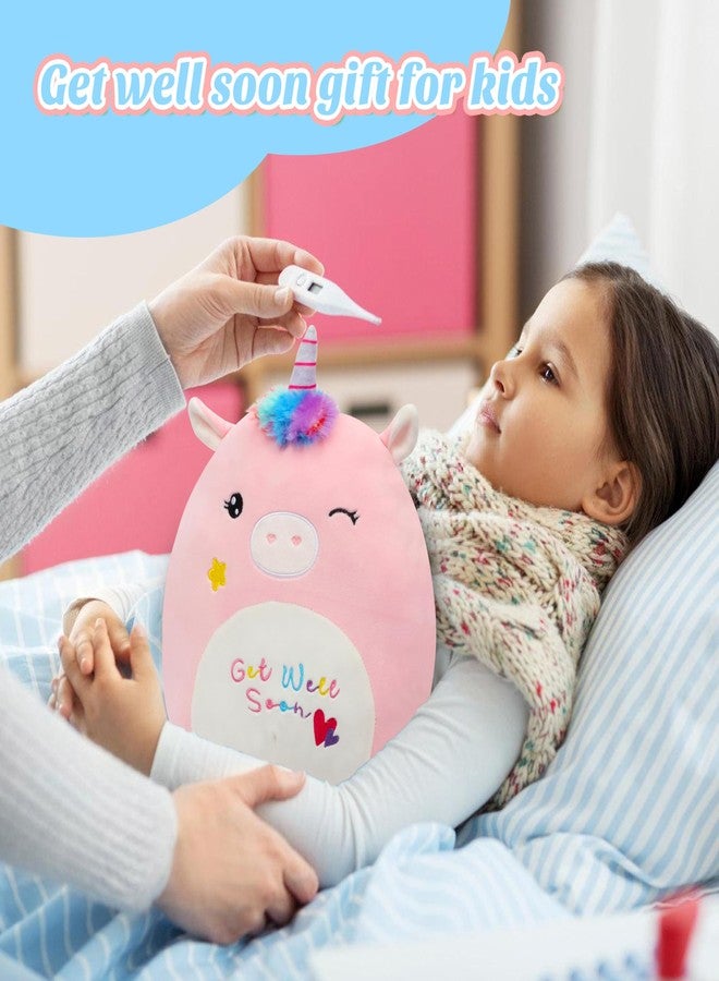 Easfan Get Well Soon Unicorn Plush Pillow Soft Plush Toy Get Well Soon Gifts for Kids Patient Feel Better for Women Throw Pillow Sofa Cushion Home Decoration - Image 2