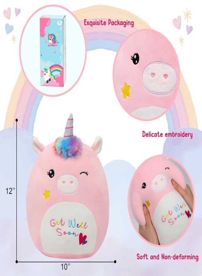 Easfan Get Well Soon Unicorn Plush Pillow Soft Plush Toy Get Well Soon Gifts for Kids Patient Feel Better for Women Throw Pillow Sofa Cushion Home Decoration - Image 5