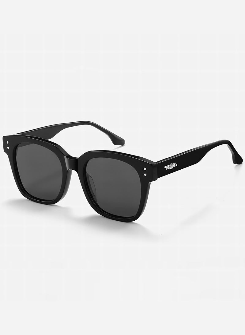 Gmisun Men and women's Full Rim Polarized UV400 Acetate Frame Sunglasses - Lens Size: 52mm - Image 1