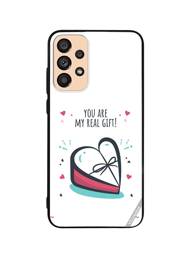 VR CREATIVE Protective Case Cover For Samsung Galaxy A53 5G My Real Gift Design Multicolour - Image 1
