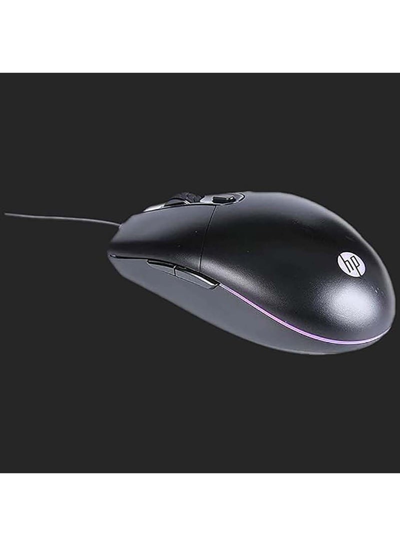 HP ماوس جيمر USB M260 أسود - مستشعر بصري مزدوج الاستخدام بدقة تصل إلى 6400 DPI وإضاءة RGB - 7ZZ81AA - Image 4