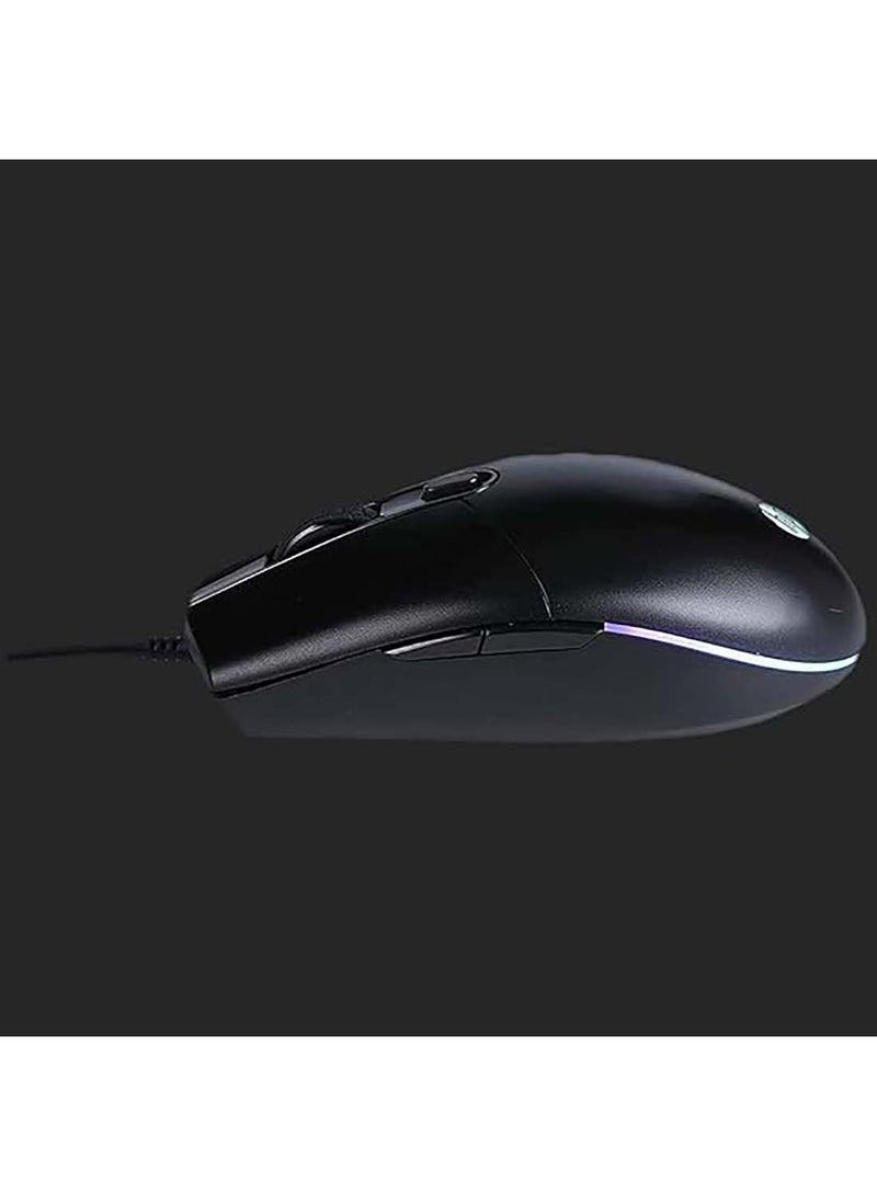 HP ماوس جيمر USB M260 أسود - مستشعر بصري مزدوج الاستخدام بدقة تصل إلى 6400 DPI وإضاءة RGB - 7ZZ81AA - Image 5