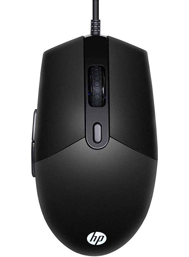 HP ماوس جيمر USB M260 أسود - مستشعر بصري مزدوج الاستخدام بدقة تصل إلى 6400 DPI وإضاءة RGB - 7ZZ81AA - Image 1