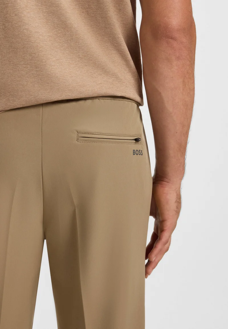 بوس Tapered-fit trousers in water-repellent stretch fabric