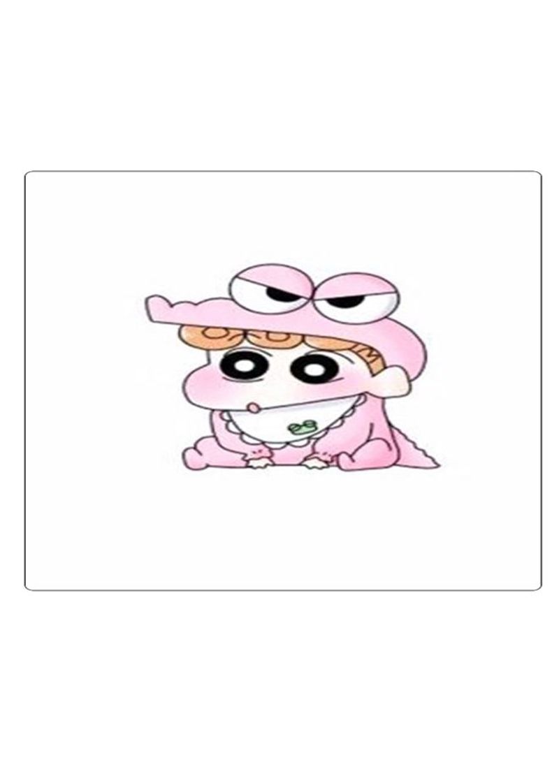 RKN Printed Anti-Slip Gaming Mouse Pad Pink/White/Brown