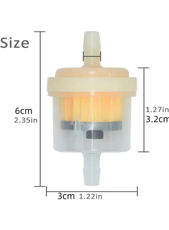 9Pcs 3 16 Inch Universal Inline Fuel Filters With Magnets For Motorcycles ATVs - Image 4