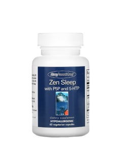 Allergy Research Group Zen Sleep with P5P and 5 HTP 60 Vegetarian Capsules  - Image 1
