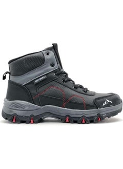 Cool Alfa Red-Black Rubber Sole Non-Slip Softshell Outdoor Boots  - Image 1