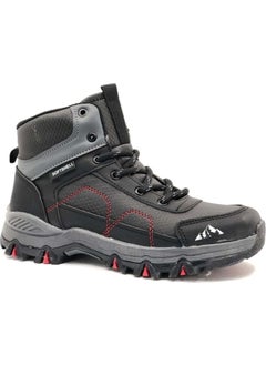 Cool Alfa Red-Black Rubber Sole Non-Slip Softshell Outdoor Boots  - Image 2