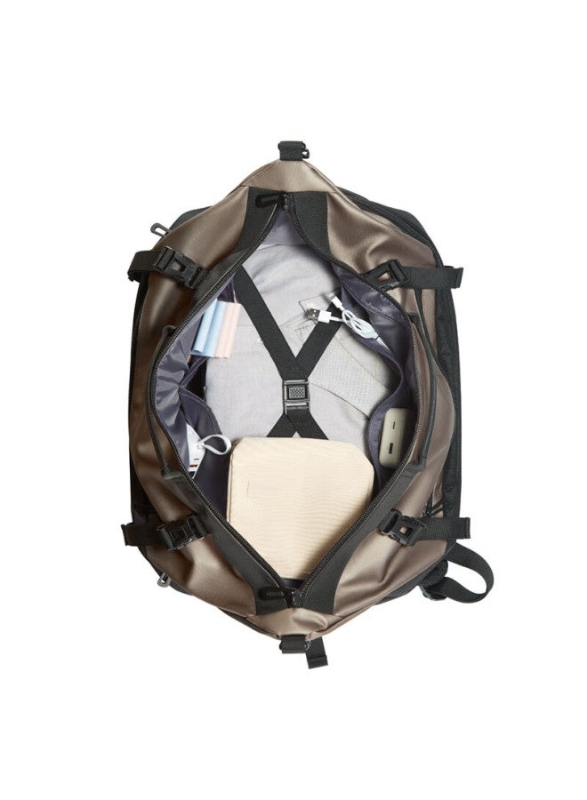 Sanwa 37l Large Capacity Travel Backpack Dual Shoulder Business Gym Bag Wet And Dry Separation Men's Swimming Sports Bag With Independent Shoe Compartment - Image 2