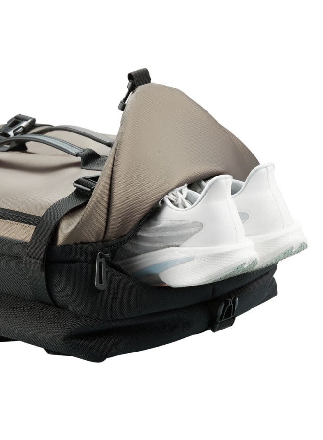 Sanwa 37l Large Capacity Travel Backpack Dual Shoulder Business Gym Bag Wet And Dry Separation Men's Swimming Sports Bag With Independent Shoe Compartment - Image 3