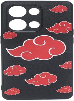 Boter. Plastic 3D Shockproof Back Case Designed With Raised Edge To Protect Camera lens Colorful Clouds Printed Suitable For OPPO RENO 9 - Multi Color