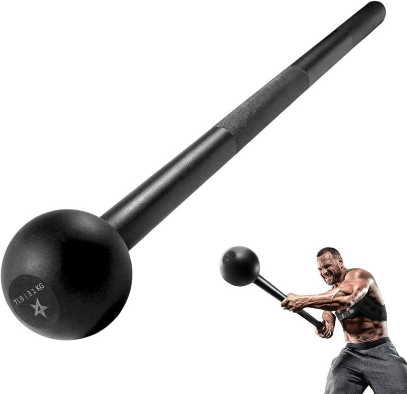 Yes4All Steel Mace Bell for Strength Training, Support Full Body, Muscles, Shoulder, Grips & Forearms Workouts, Stretching 5, 7, 10, 15, 20, 25, 30 LB For Woman & Man - Image 1